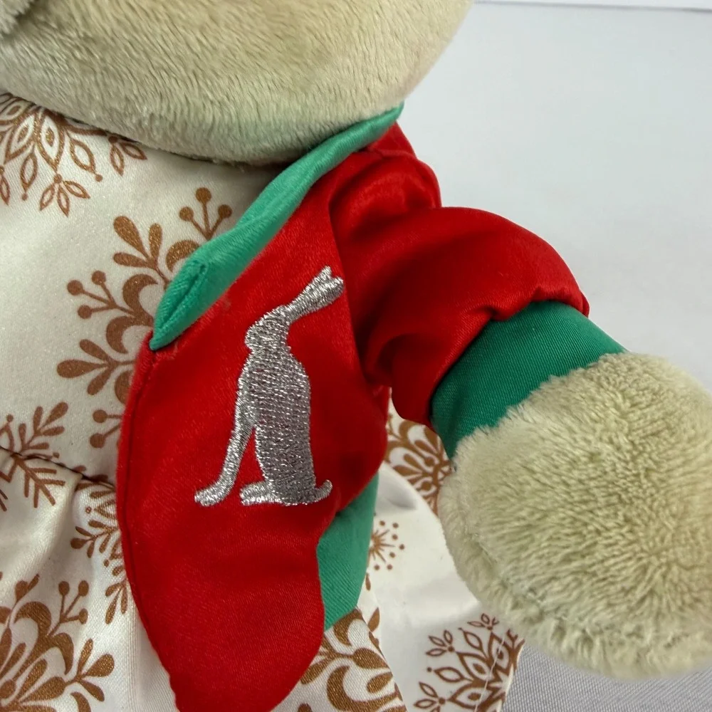 Starbucks Bearista Bear 2017 Holiday Plush Snowflake Dress Rabbit Collectible